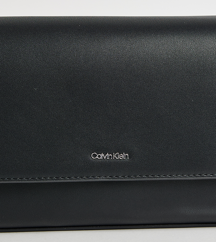 Textured Flap Shoulder Bag