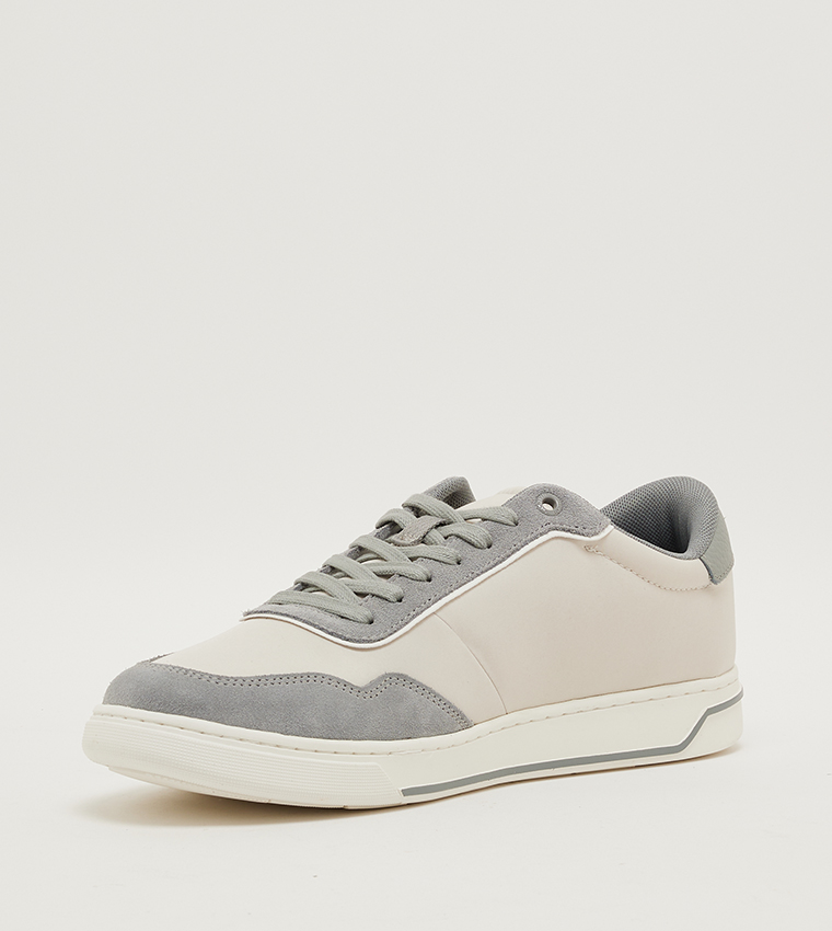 Color Block Lace Up Sneakers