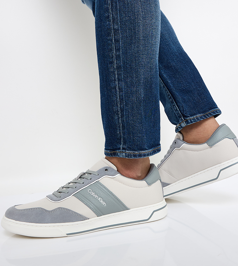 Color Block Lace Up Sneakers