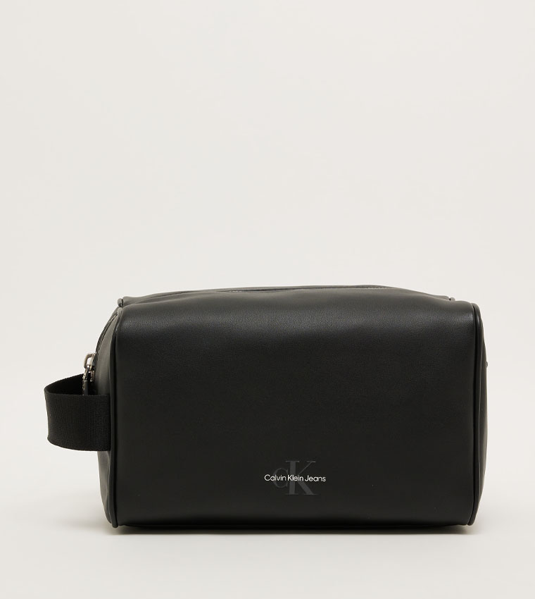Logo Detail Toiletry Bag