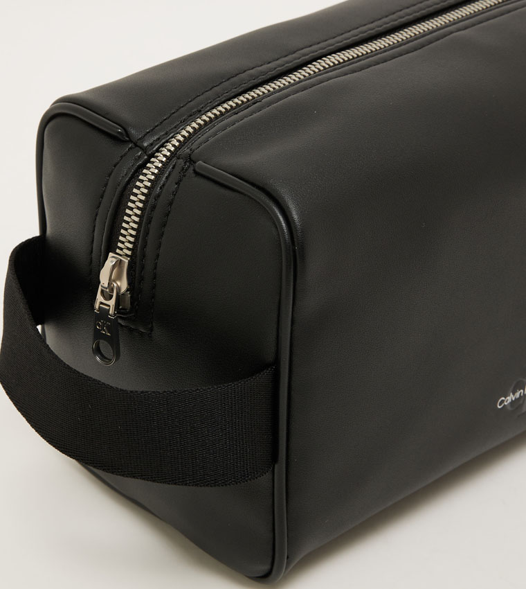 Logo Detail Toiletry Bag