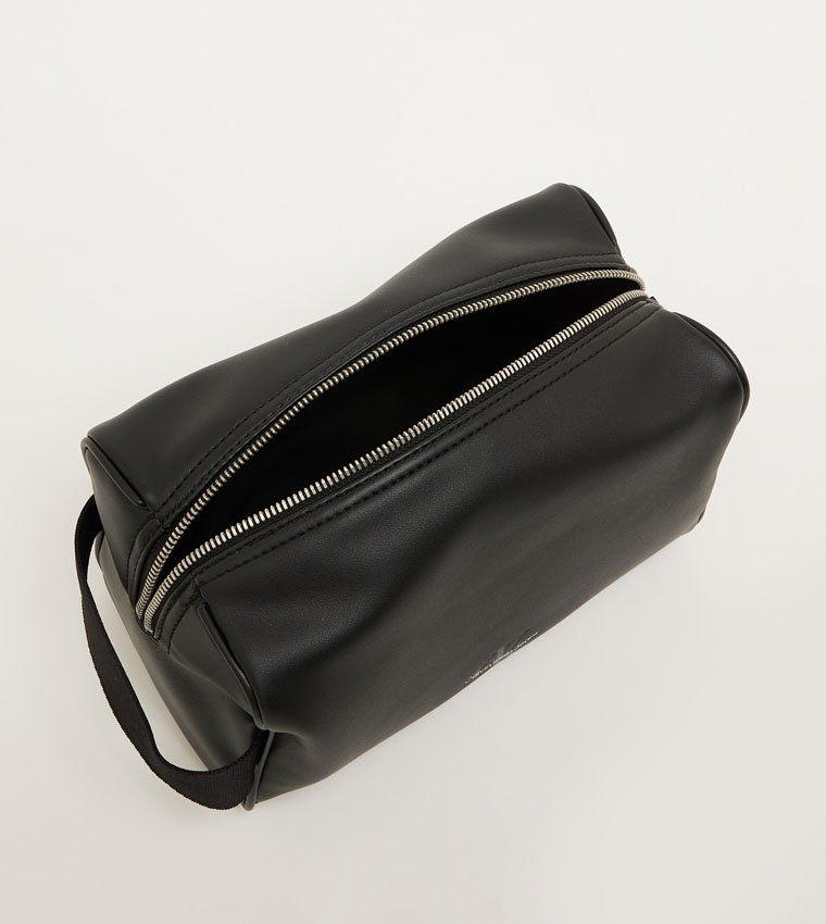 Logo Detail Toiletry Bag