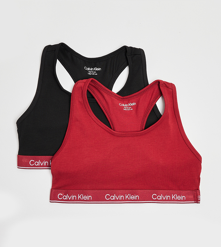 Pack of 2 Logo Tape Bralettes