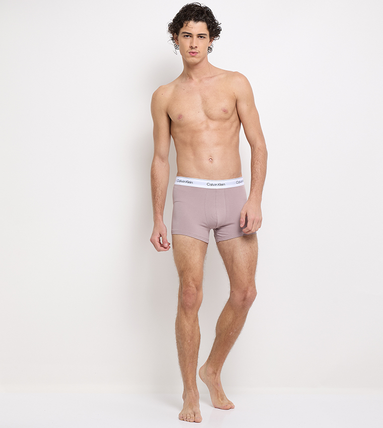 5-Pack Logo Waistband Trunks
