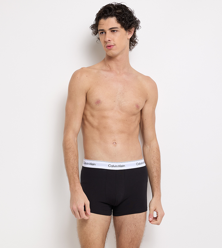 5-Pack Logo Waistband Trunks