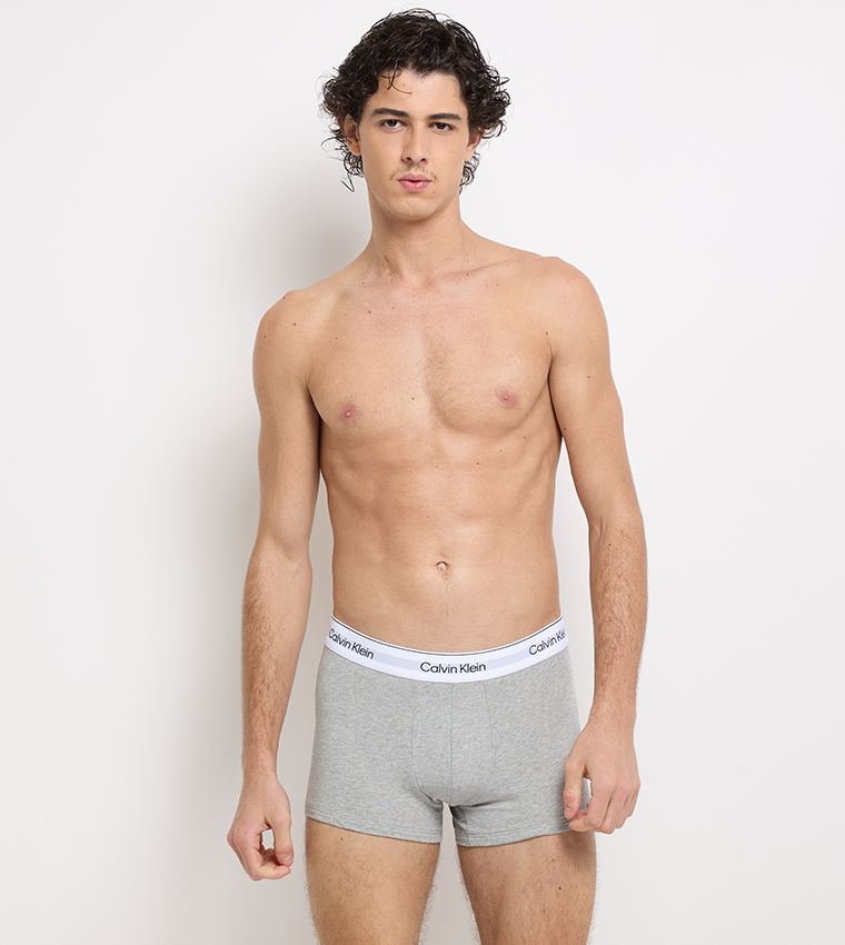 5-Pack Logo Waistband Trunks