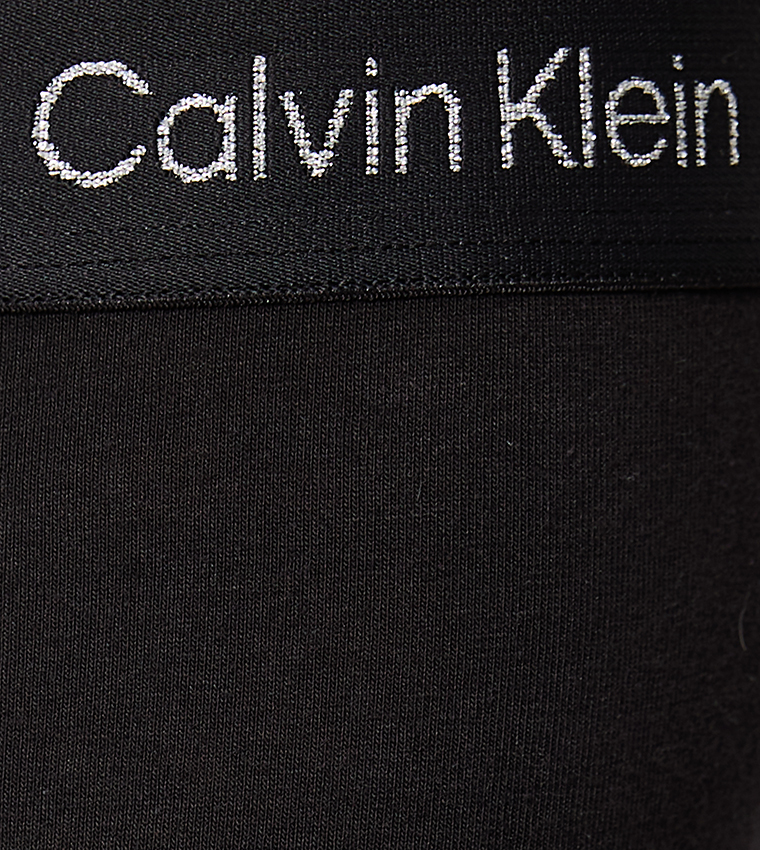 3-Pack Logo Printed Waistband Trunks