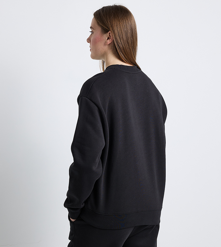 Logo Printed Long Sleeves Sweatshirt