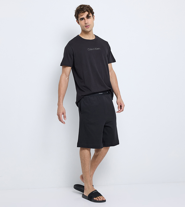 Logo Waistband Sleep Shorts