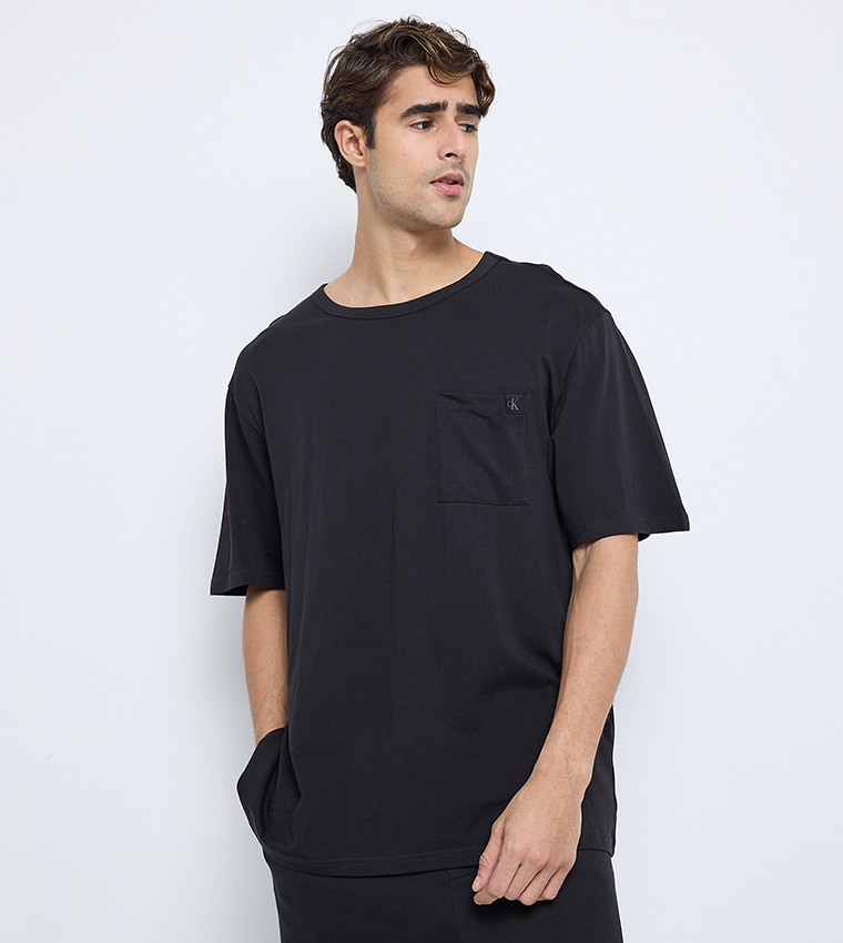 Logo Badge Short Sleeves Sleep T-Shirt