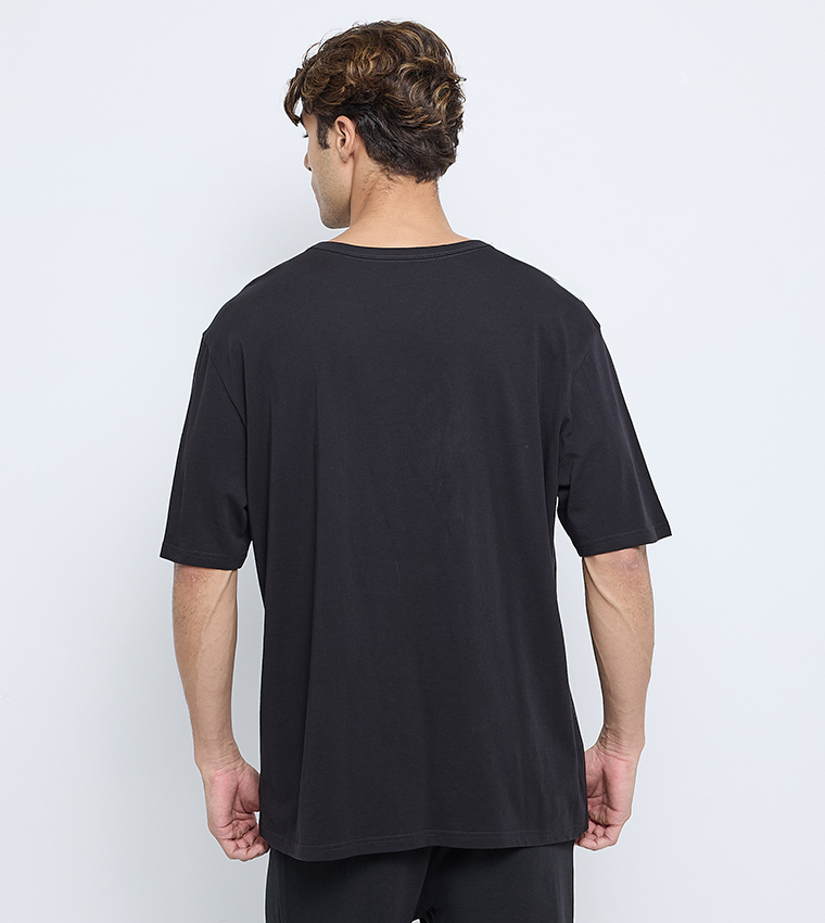 Logo Badge Short Sleeves Sleep T-Shirt