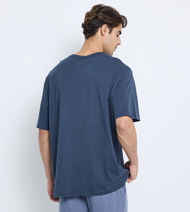 Logo Badge Short Sleeves Sleep T-Shirt