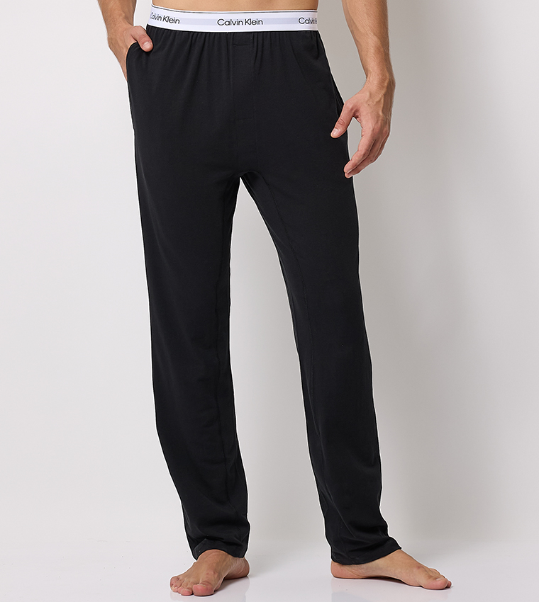 Logo Waistband Crew Neck Pyjama Set