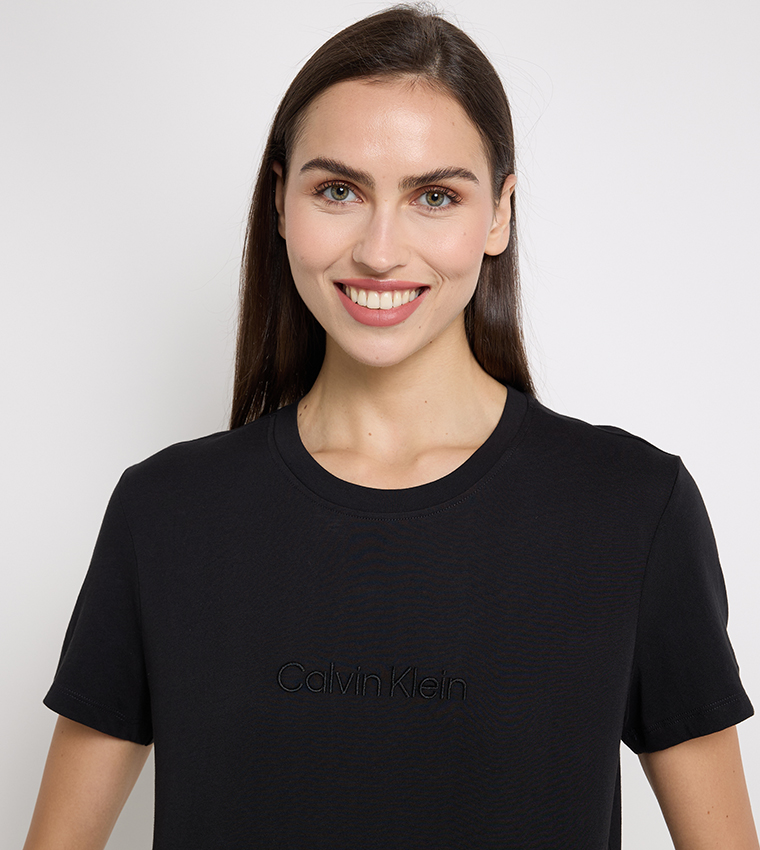 Logo Detail Short Sleeves Lounge Top
