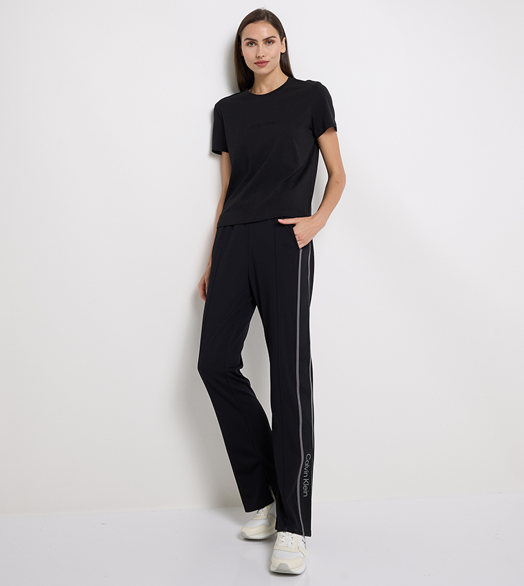 Logo Detail Short Sleeves Lounge Top