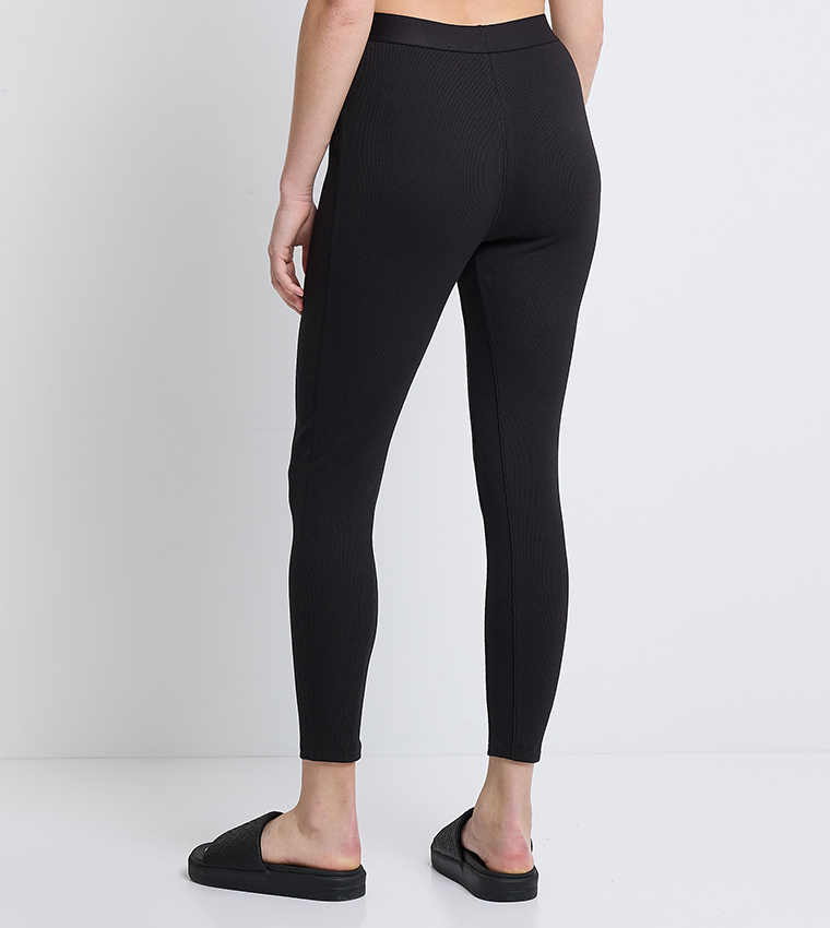 Ribbed High Waist Leggings