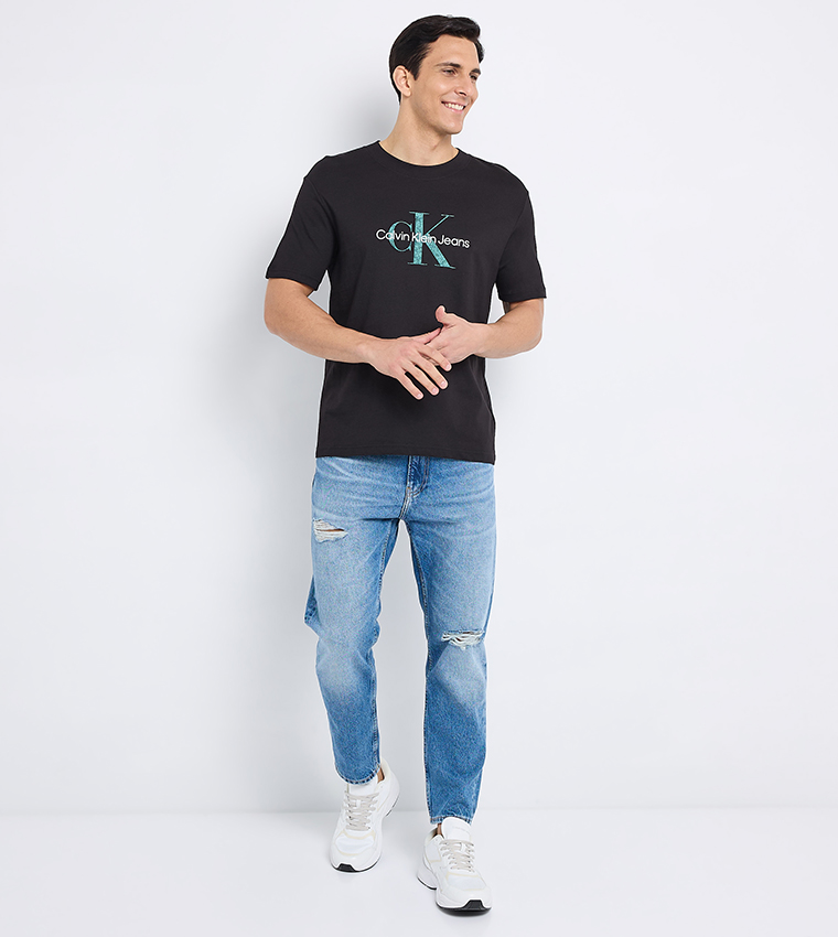 Logo Printed Crew Neck T-Shirt