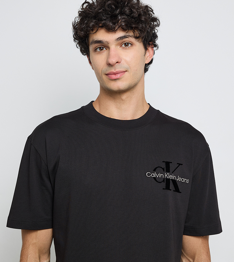 Bristle Monogram Embroidered T-Shirt