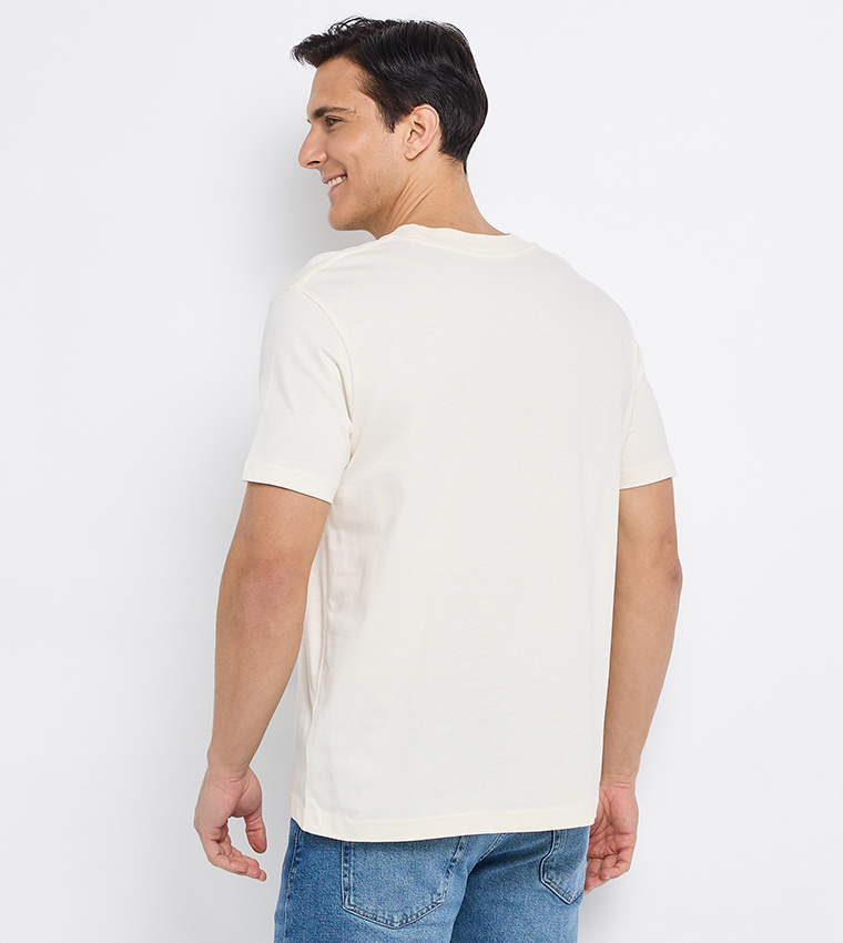 Logo Printed Crew Neck T-Shirt