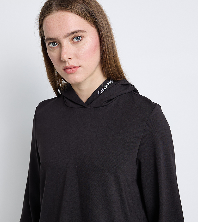 Logo Detail Long Sleeves Hoodie