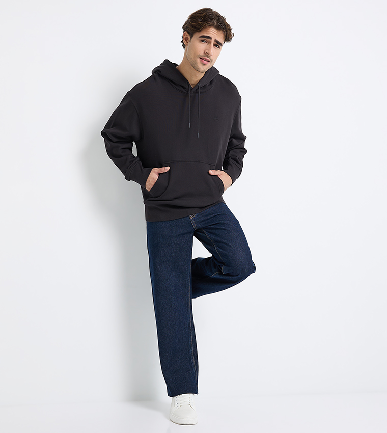 Logo Printed Long Sleeves Hoodie