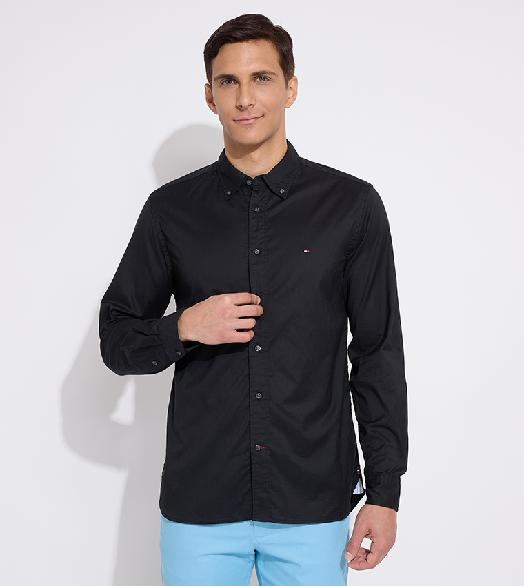 Logo Detail Long Sleeves Shirt