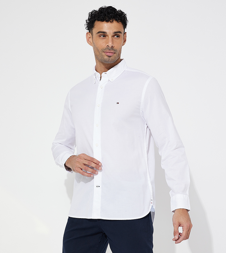 Logo Detail Long Sleeves Shirt