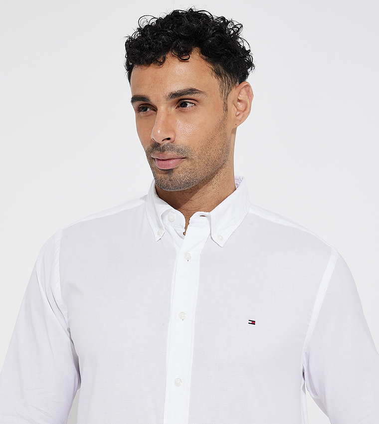 Logo Detail Long Sleeves Shirt
