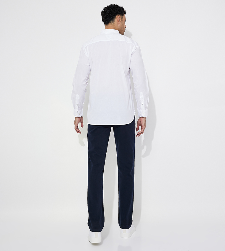 Logo Detail Long Sleeves Shirt
