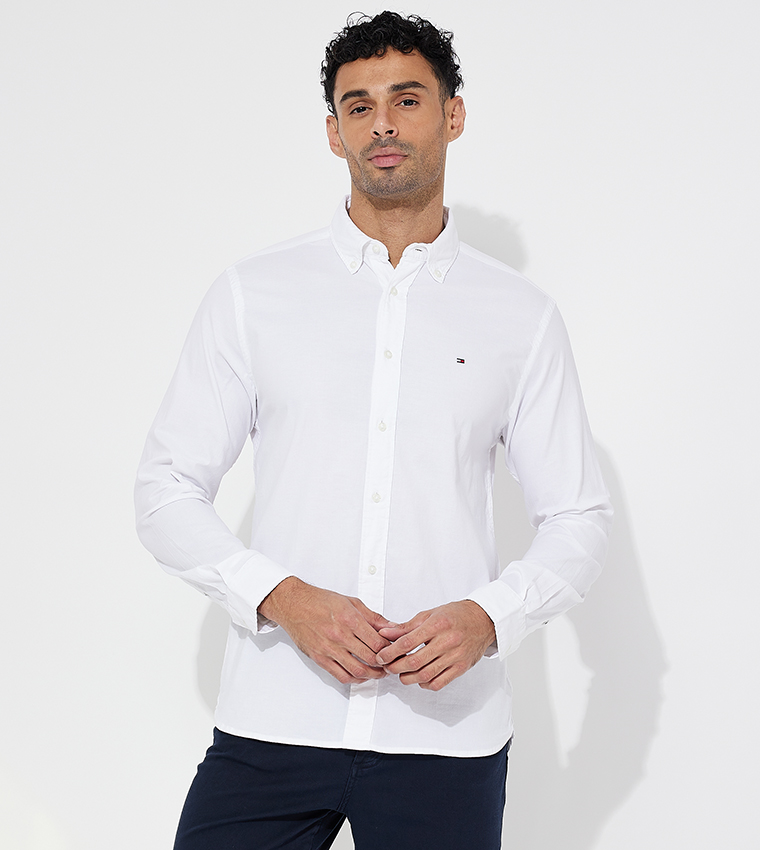 Logo Detail Long Sleeves Shirt