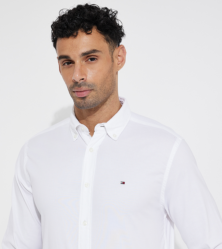 Logo Detail Long Sleeves Shirt