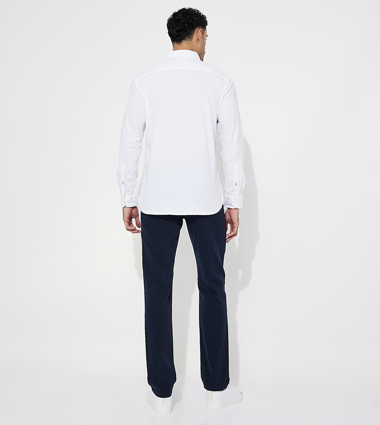 Logo Detail Long Sleeves Shirt