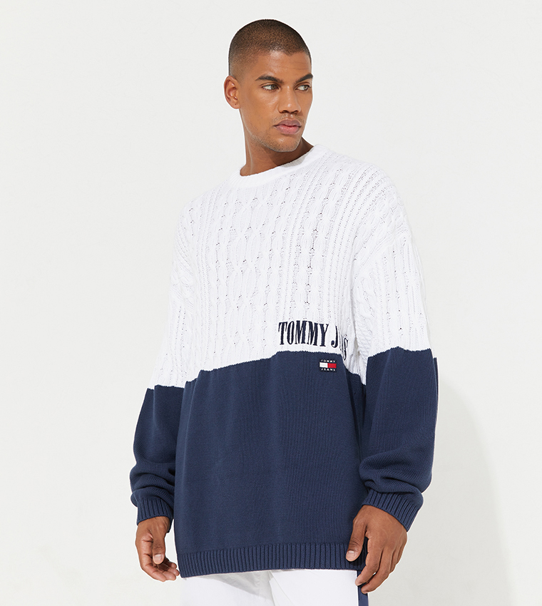 White tommy jeans on sale sweater