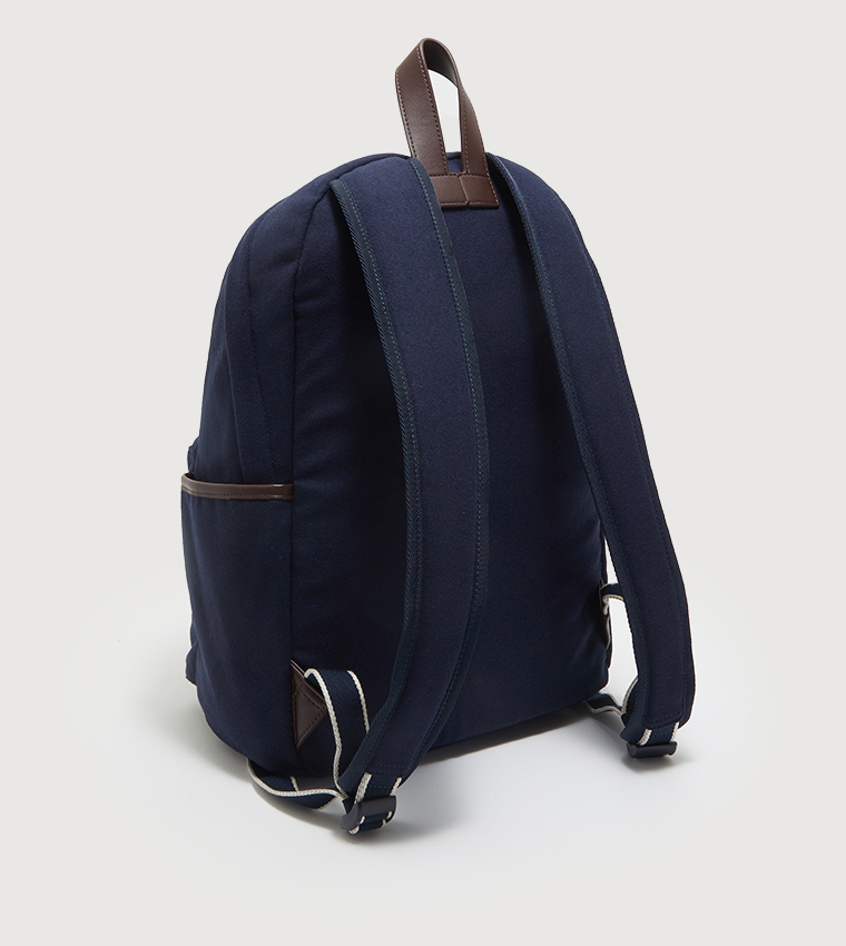 Buy Tommy Hilfiger Logo Embroidered Backpack In Blue 6thStreet Qatar