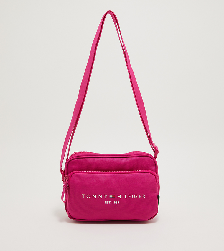 Buy Tommy Hilfiger Kids Established Camera Crossbody Bag In Pink