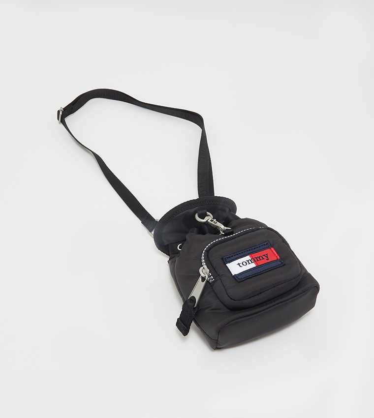 Logo Embroidered Backpack Pouch