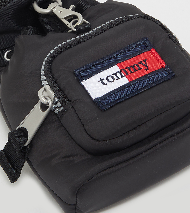 Logo Embroidered Backpack Pouch