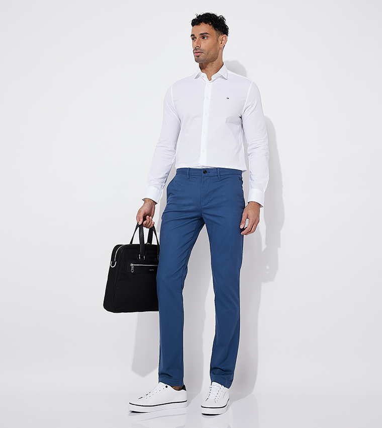 Mid Rise Straight Fit Chinos