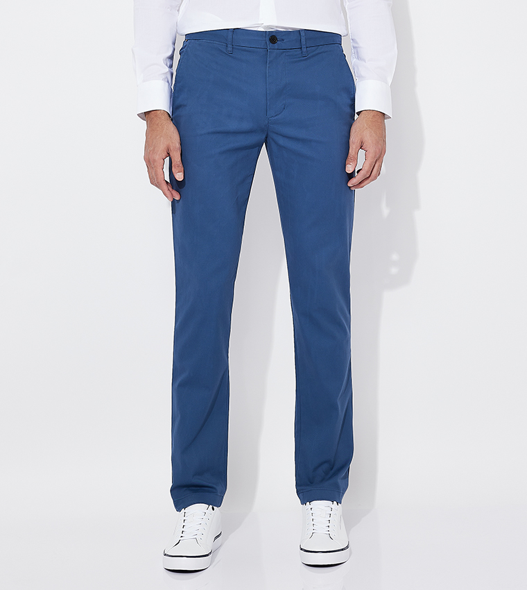 Mid Rise Straight Fit Chinos