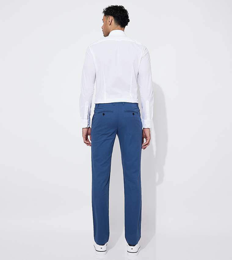 Mid Rise Straight Fit Chinos