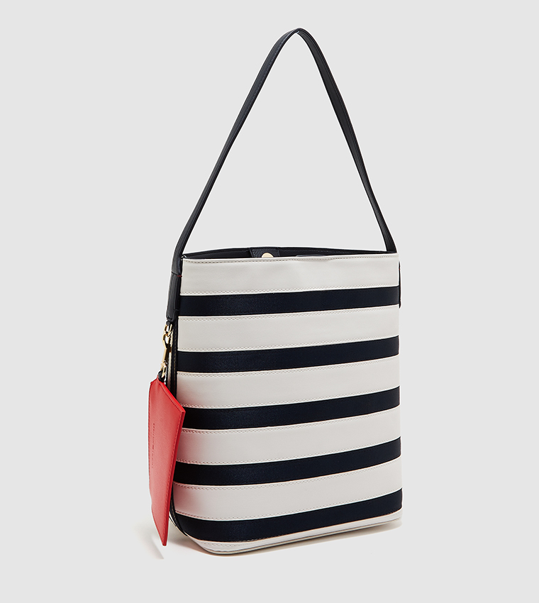 Tommy hilfiger striped crossbody bag hot sale