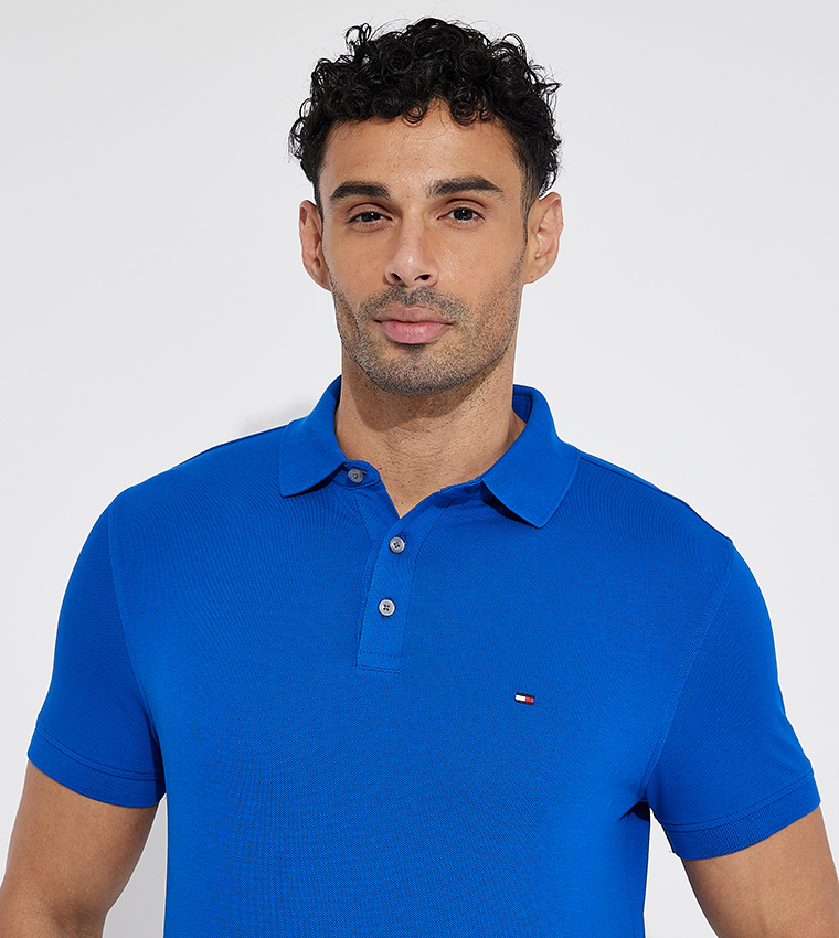 Logo Detail Short Sleeves Polo T-Shirt