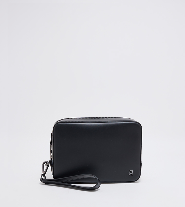 Logo Detail Zippered Washbag