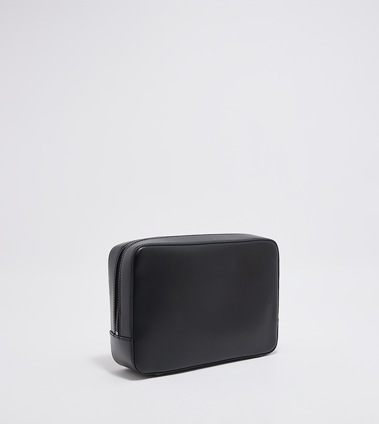 Logo Detail Zippered Washbag