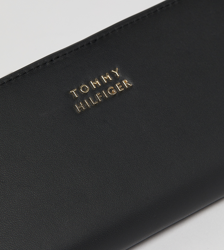 Logo Detail Leather Wallet