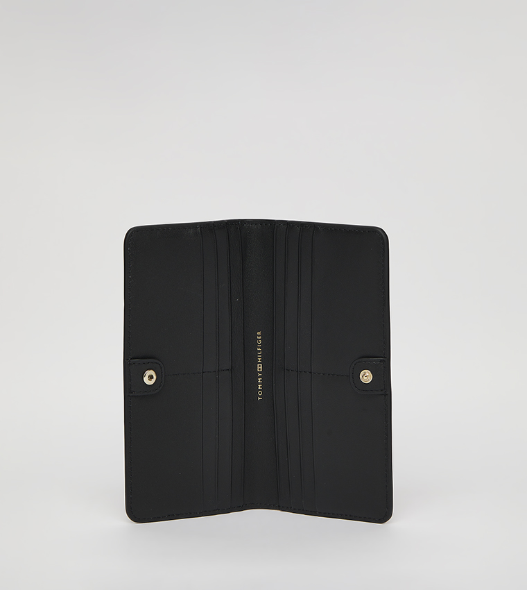 Logo Detail Leather Wallet