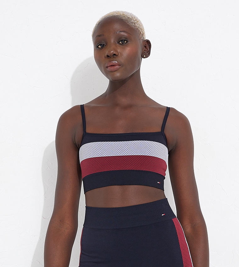 Buy Tommy Hilfiger Color Block Low Support Bra Sports Bra In