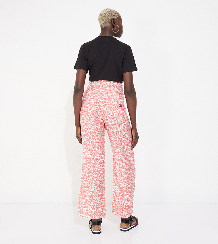 Printed High Waist Pants