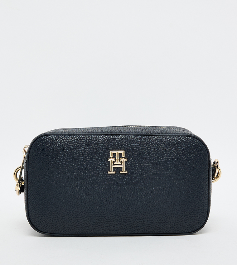 Textured Zippered Camera Bag