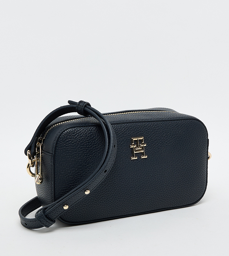 Textured Zippered Camera Bag